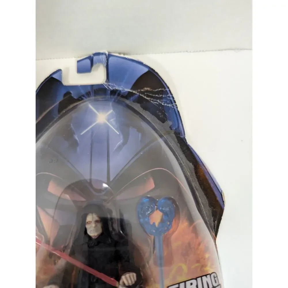 Star Wars: Revenge of the Sith Emperor Palpatine Firing Force Figure NIB Hasbro
